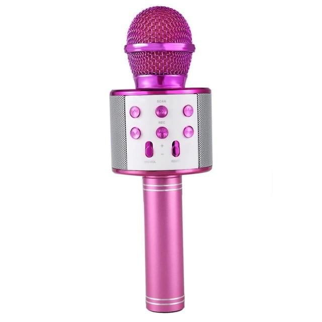 Wireless Portable Handheld Bluetooth Karaoke Kids Microphone