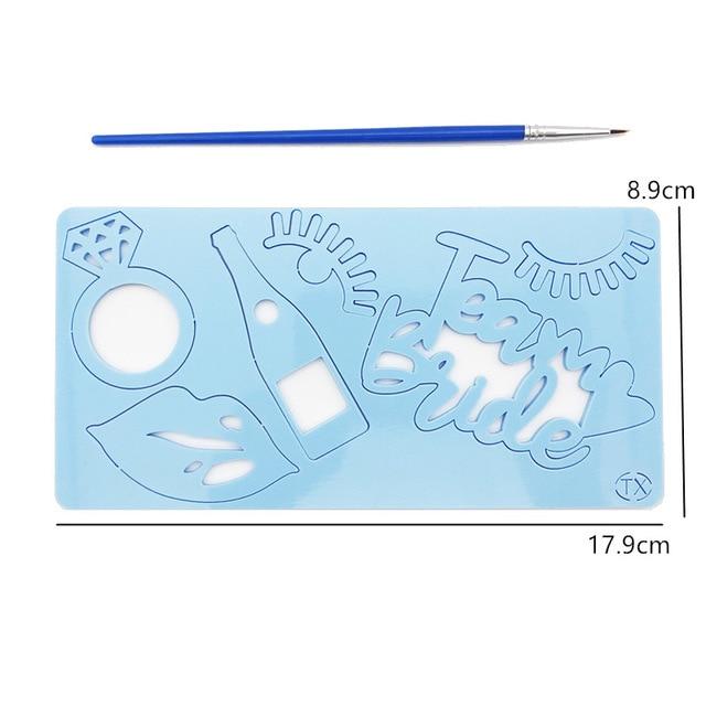 DIY Alphabet Cake Stamp Fondant Mold