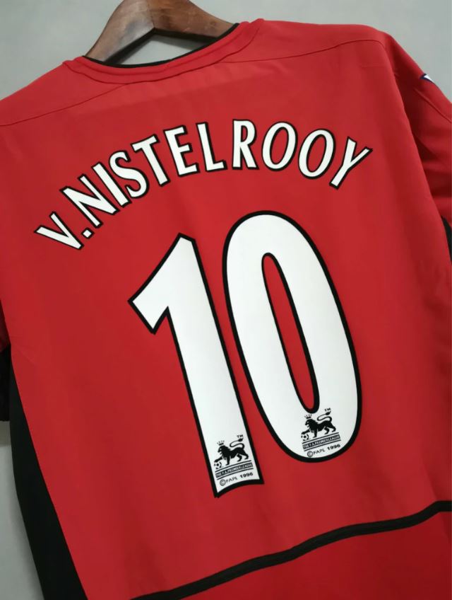 Manchester United 2004 thuisvoetbalshirt #10 van Nistelrooy