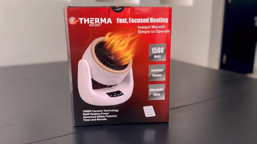 ThermaRocket Auxiliary heater oscillating rotation with remote control