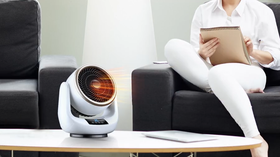 ThermaRocket Auxiliary heater oscillating rotation with remote control