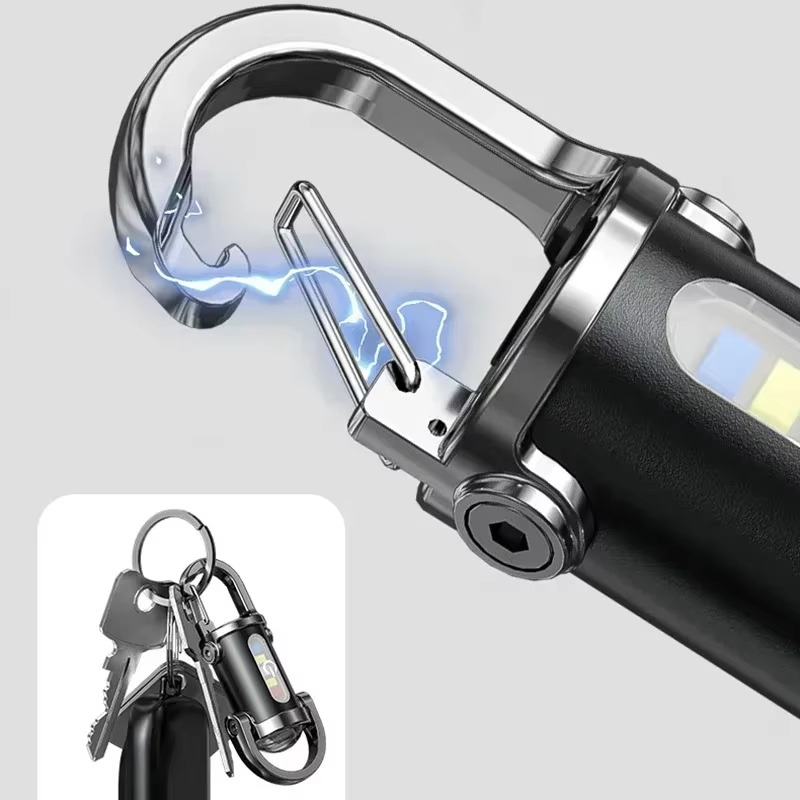 Whoonly Powerful Flashlight Portable Power Bank 20,000 mAh 3-in-1 Multifunctional 6000 Lumens Brightness, Waterproof