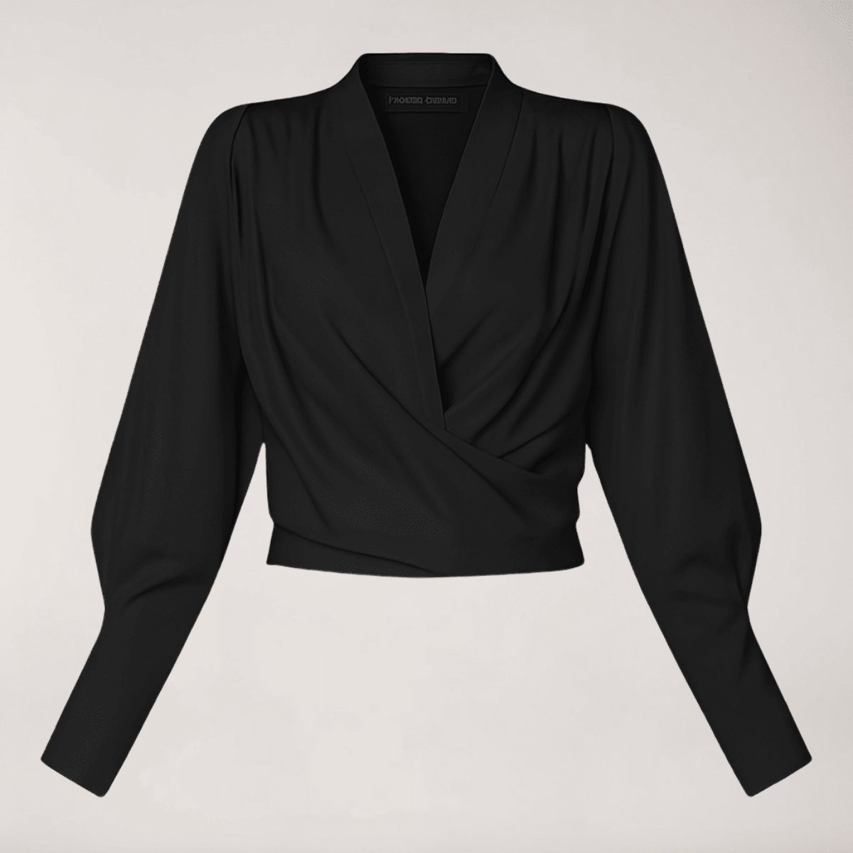 Women's Blouse — V-Neck Regular Fit Structured Waistline