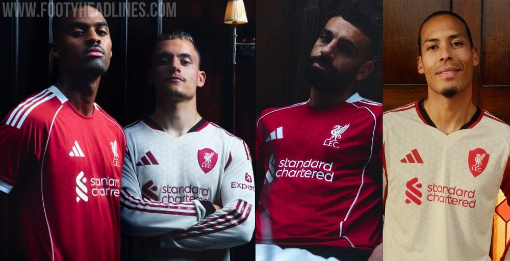 Adidas Liverpool 25-26 Home & Away Kits Released - No More Nike