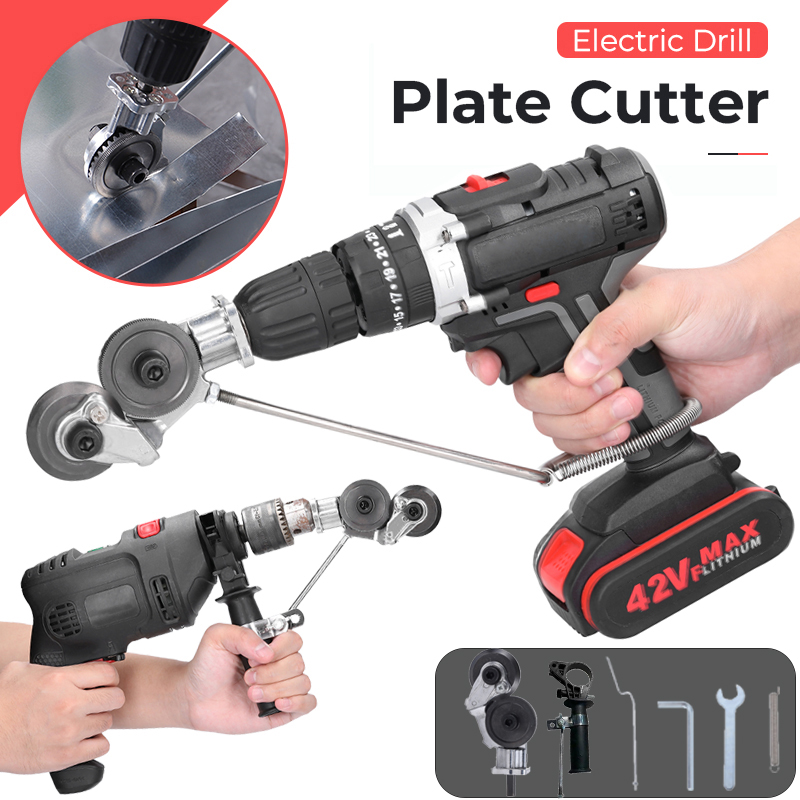Electric Sheet Metal Cutter Drill Attachment
