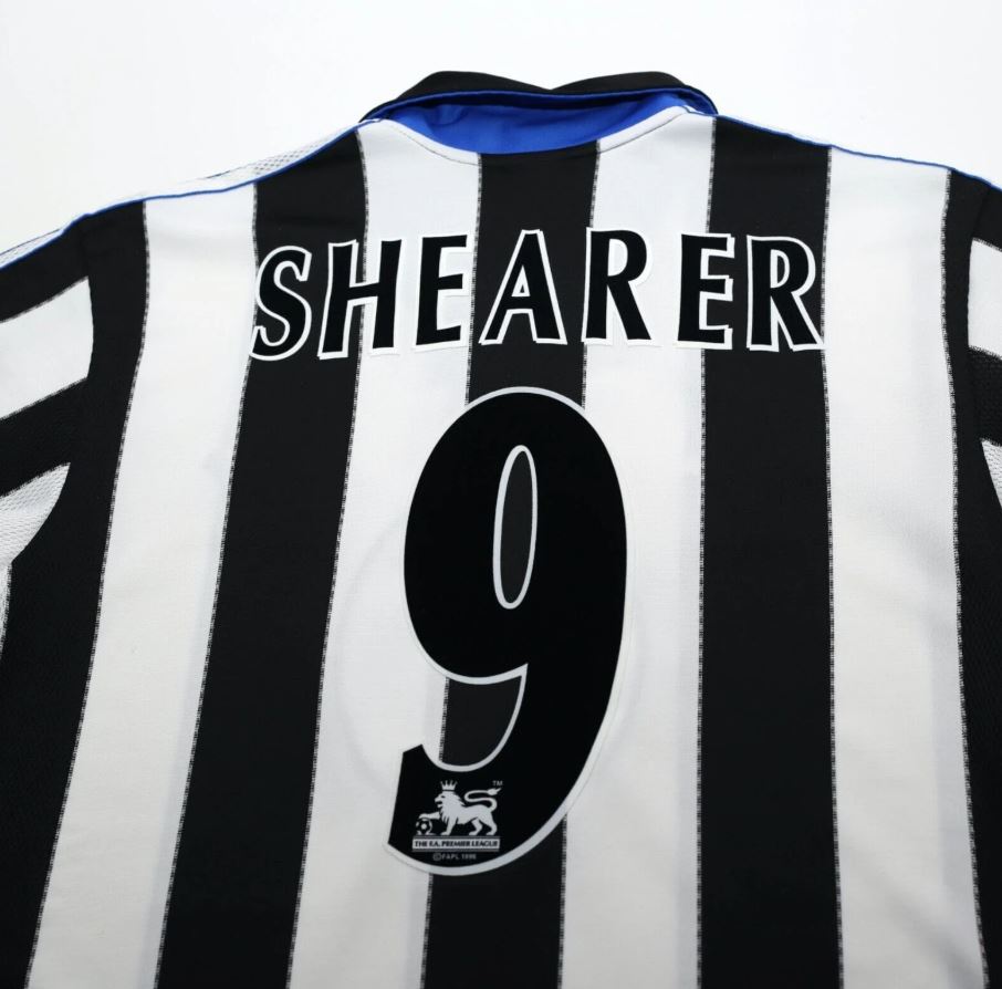 Newcastle United 2002 retro-thuisshirt – Shearer #9