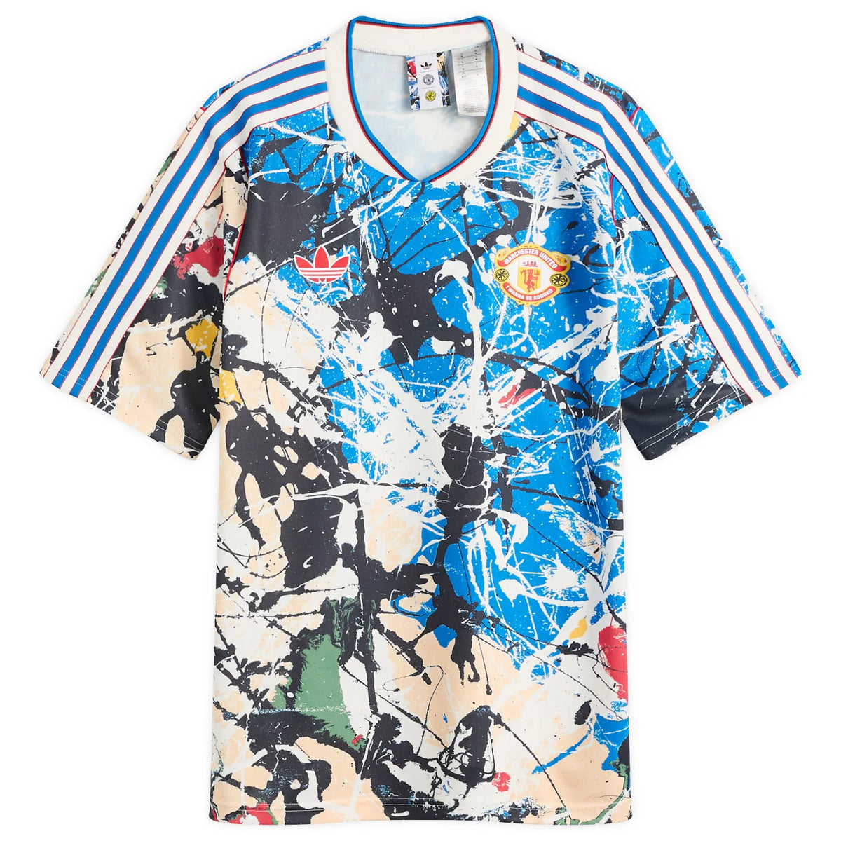 Maillot bleu Manchester United x Stone Roses 2025/26