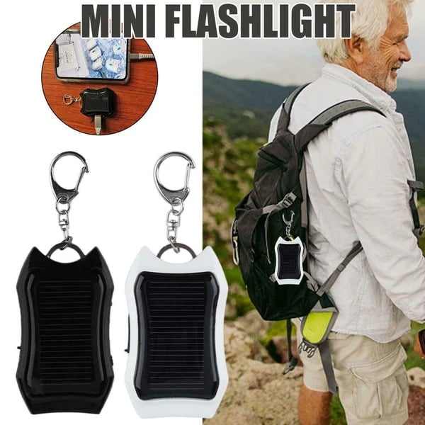 1200mAH Solar Power Bank Keychain