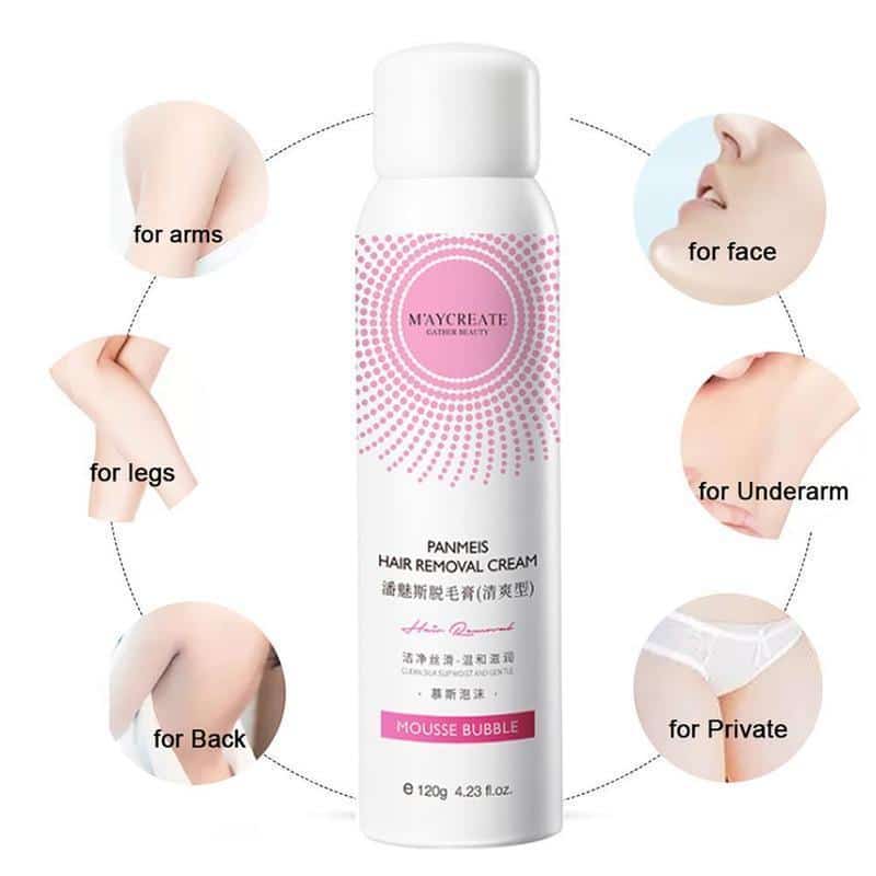 100% Permanent Natural Hair Removal Spray