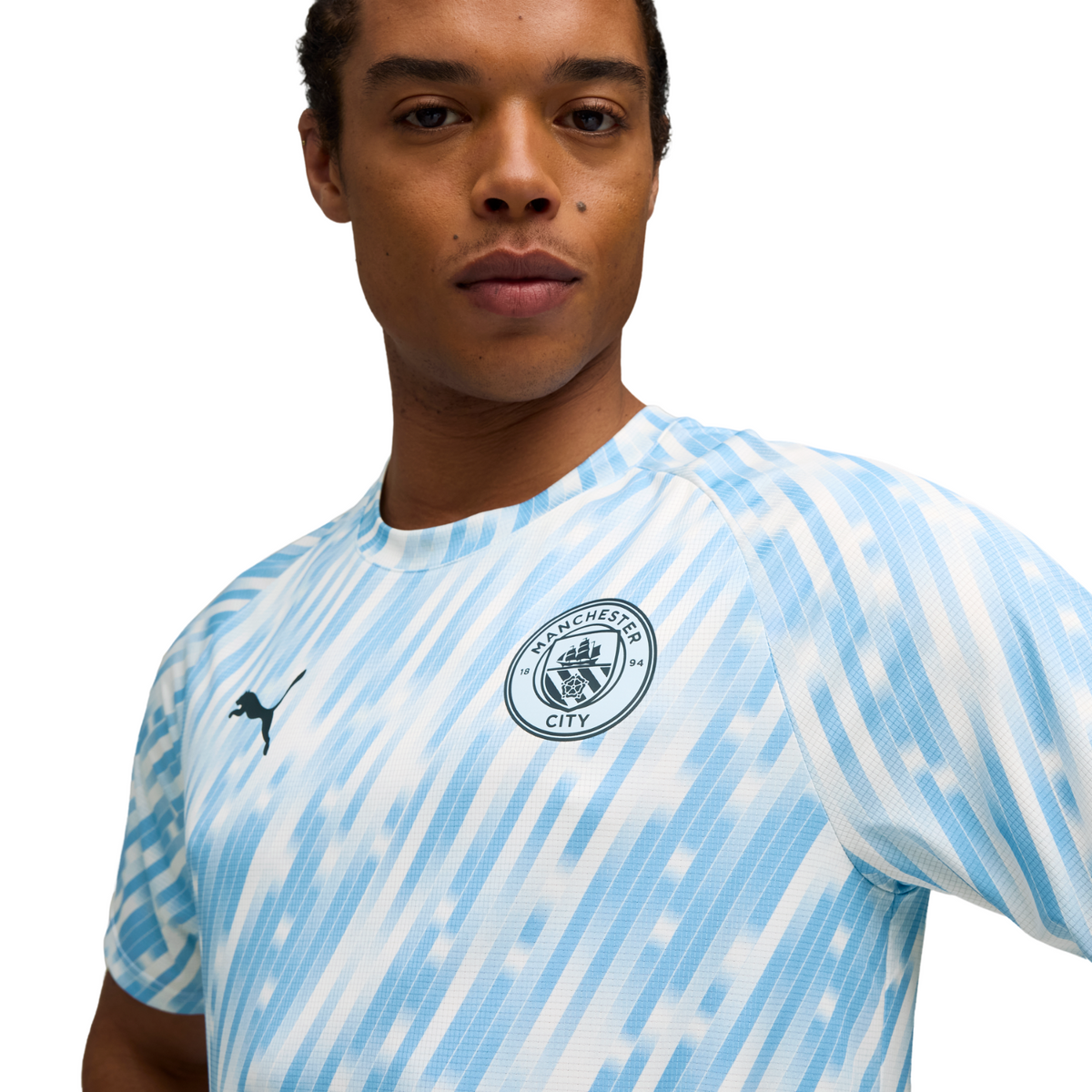 Maglia da riscaldamento Manchester City 25/26 - Cielo argentato