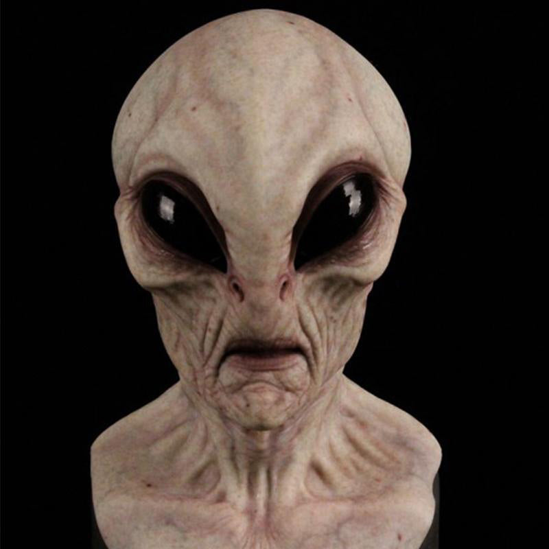 Realistic Latex Full Face Mask — Lifelike Contours, Flexible Fit