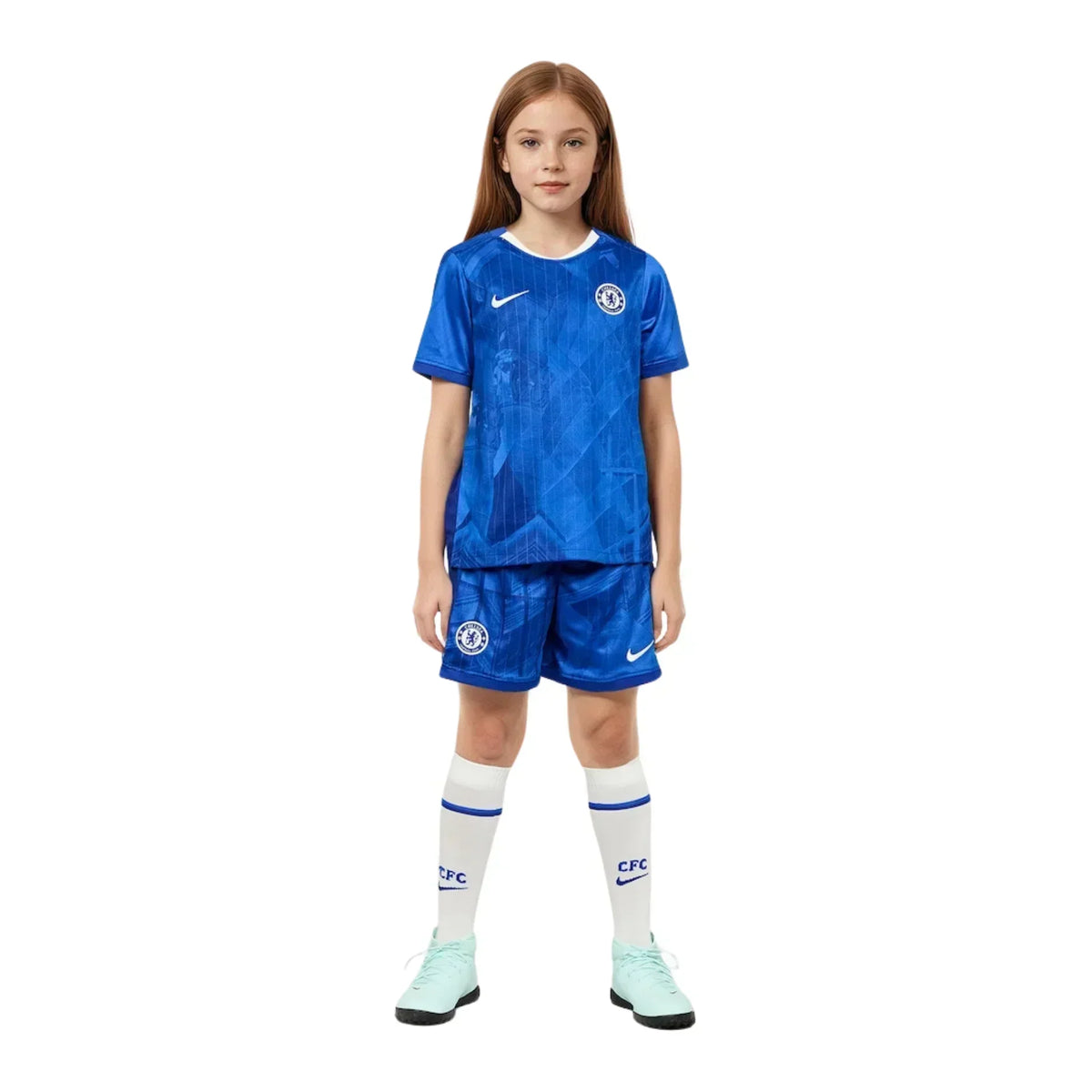 Tenue junior domicile de Chelsea 2025/26