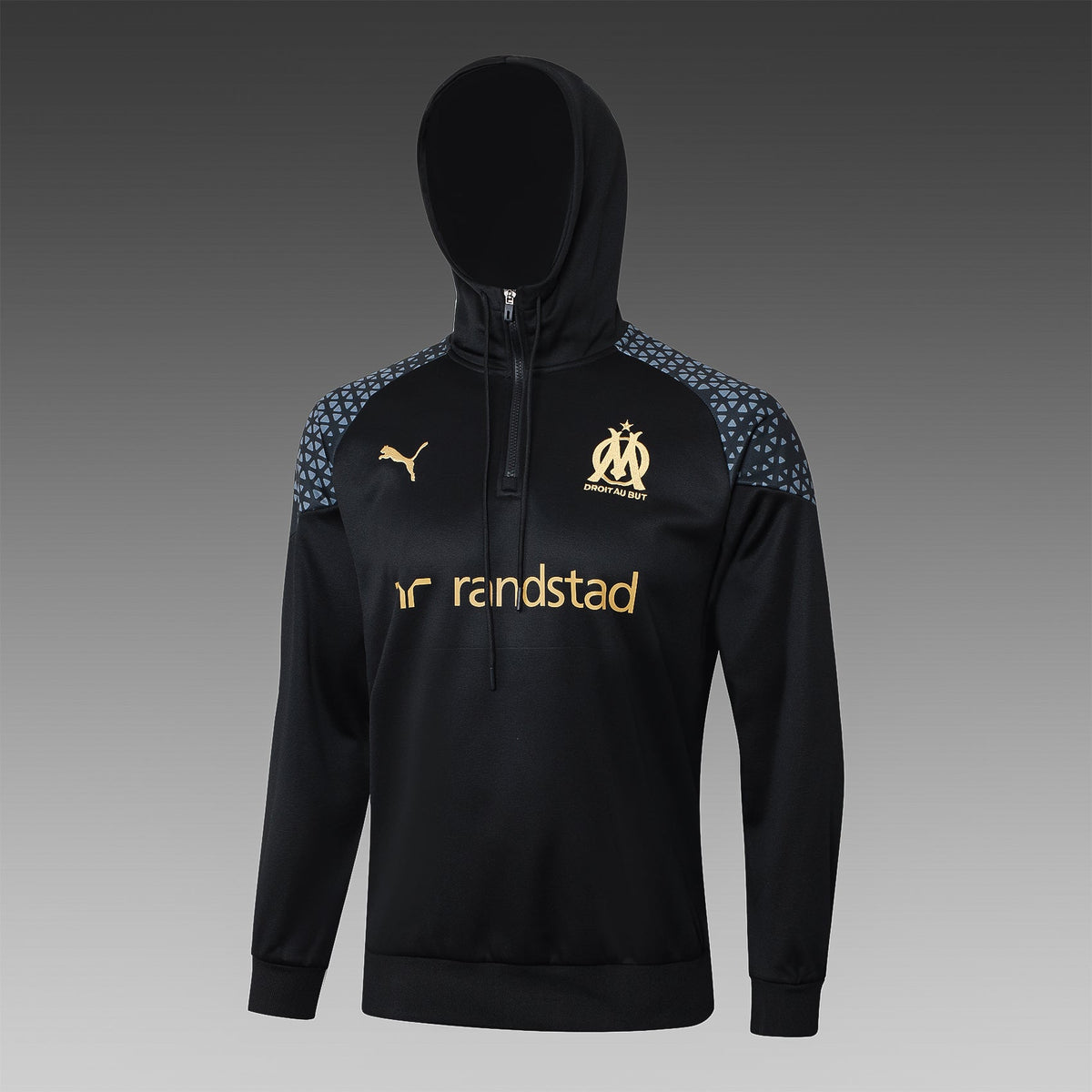 Marseille 23-24 | Zwart | Trainingspak met capuchon