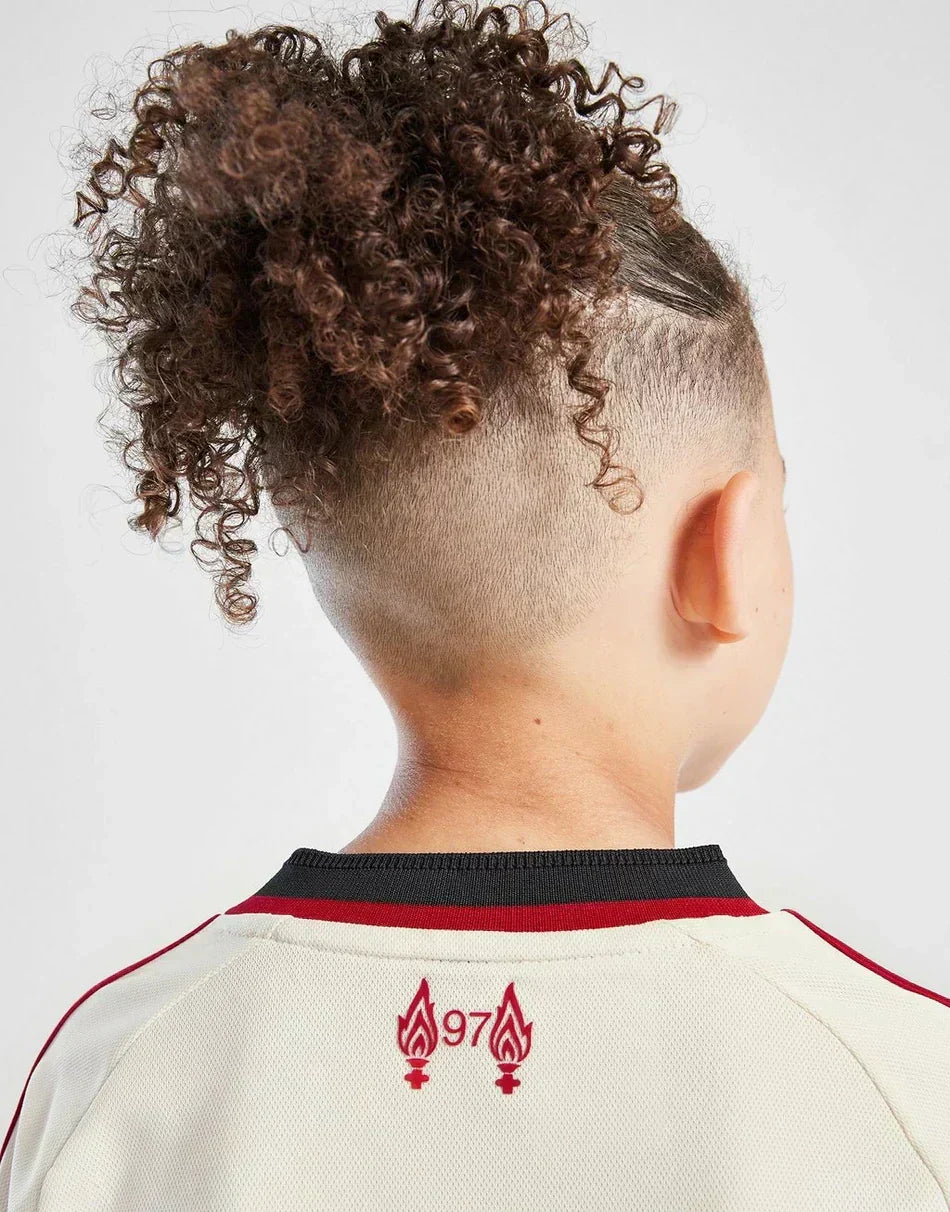 Tenue de football extérieure pour enfants de Liverpool 2025-26
