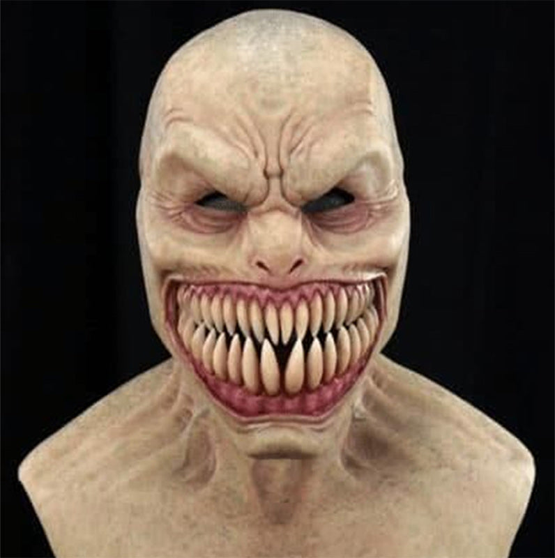 Realistic Latex Full Face Mask — Lifelike Contours, Flexible Fit