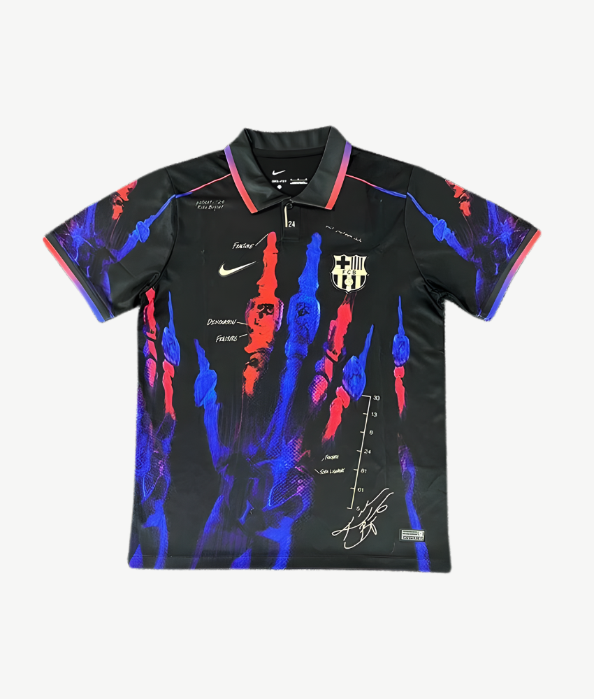 BARCELONA 2025/26 SPECIALE EDITIE-SHIRT MET SKELET