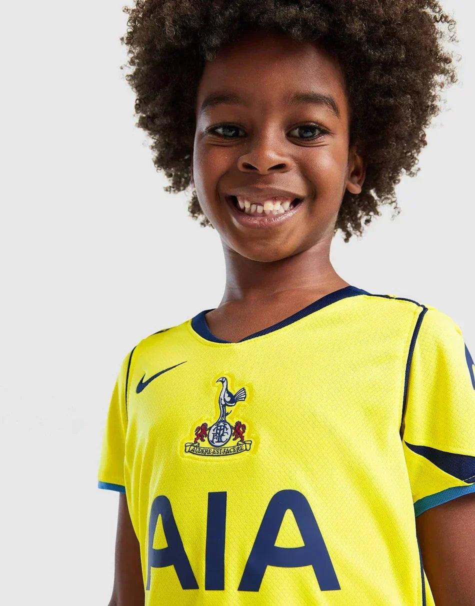 Troisième tenue enfant de Tottenham 2025-26