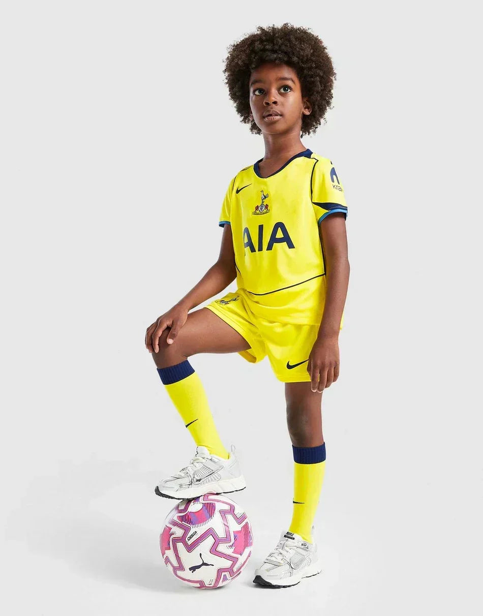 Troisième tenue enfant de Tottenham 2025-26