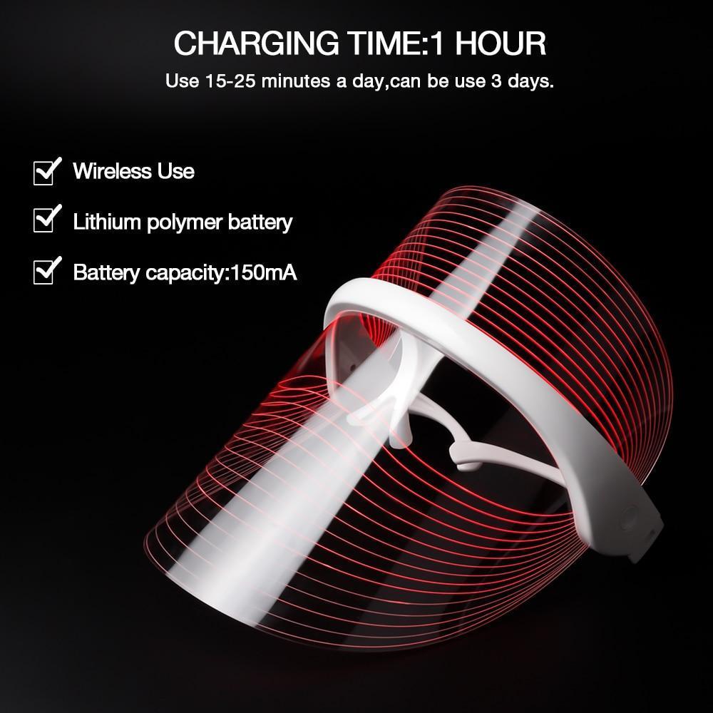 LED Light Therapy Shield Mask