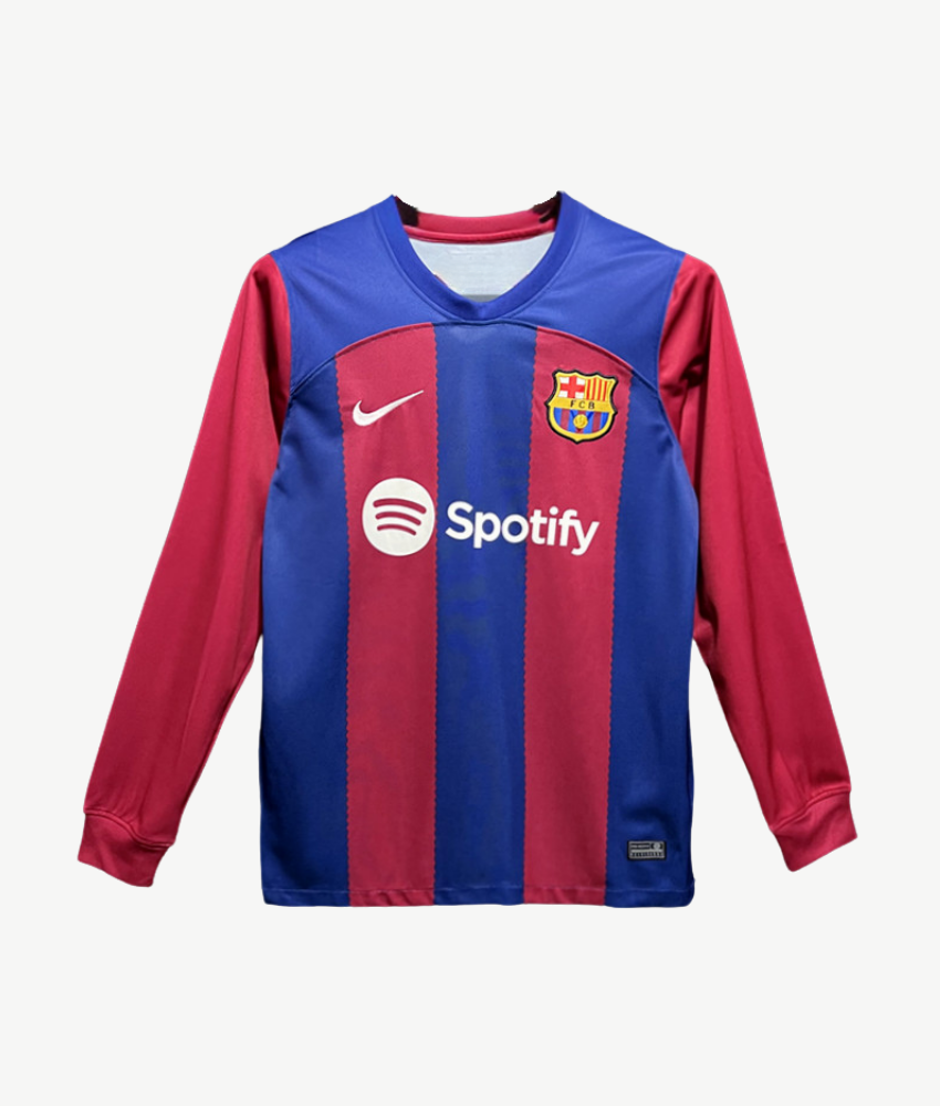 MAILLOT DOMICILE À MANCHES LONGUES DU FC BARCELONE 2023/24