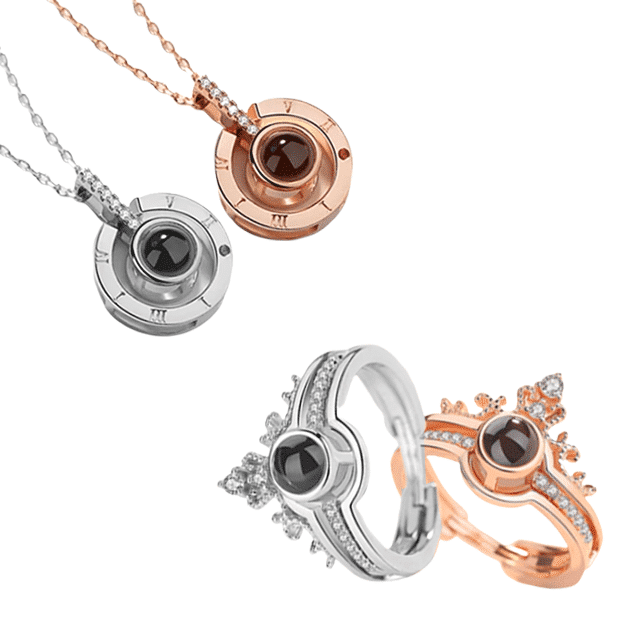 “I Love You” Ring Necklace