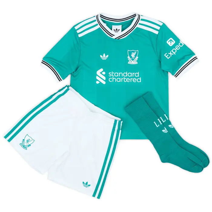 Tenue complète junior troisième de Liverpool 2025-26