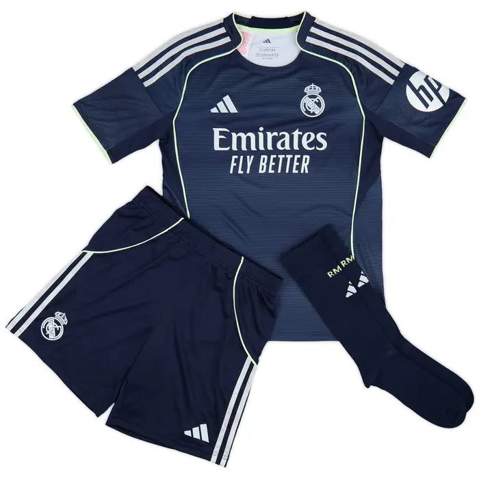 Tenue extérieure complète enfant du Real Madrid 2025-26