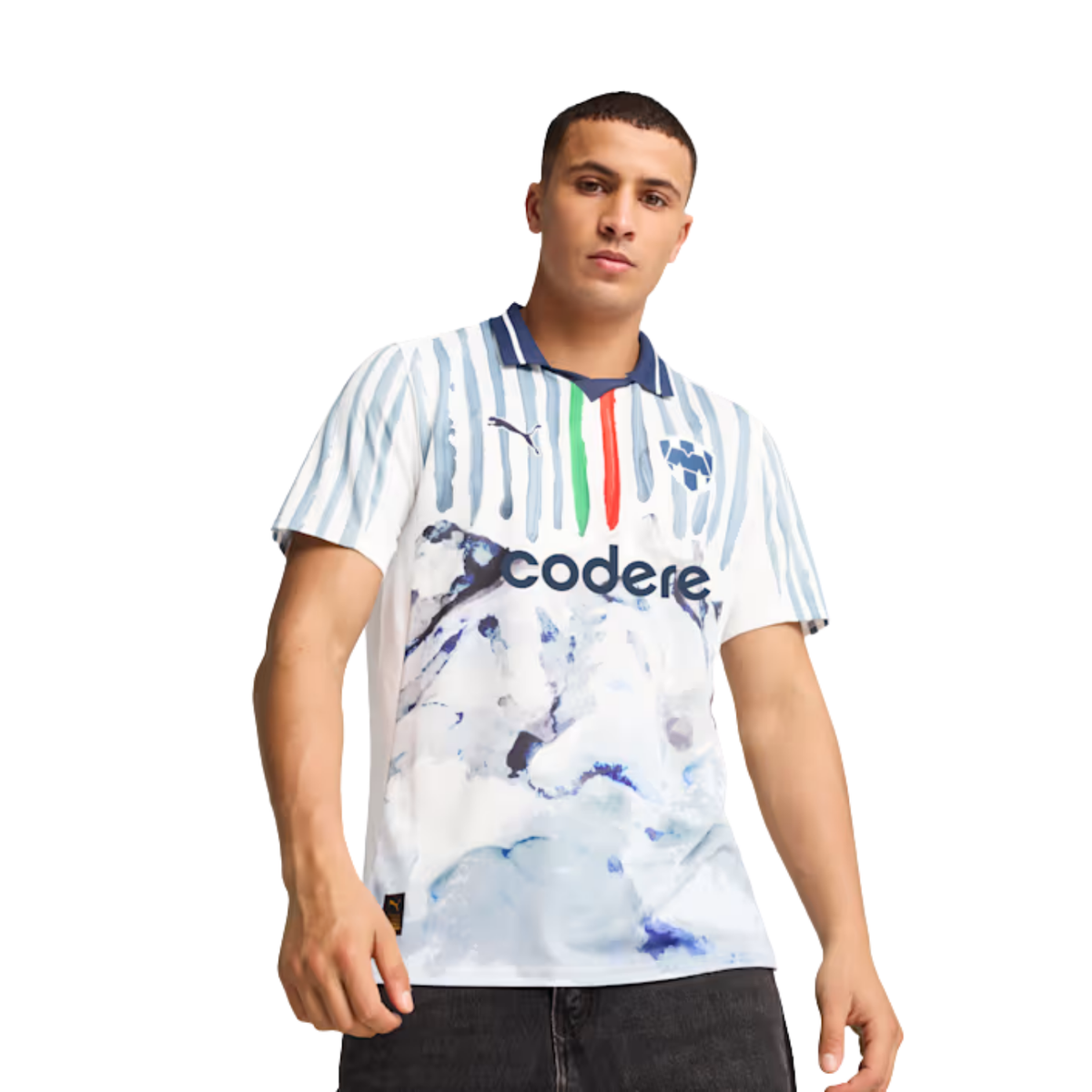 Monterrey X KidSuper Club World Cup-shirt 25/26 - Wit/donker marineblauw