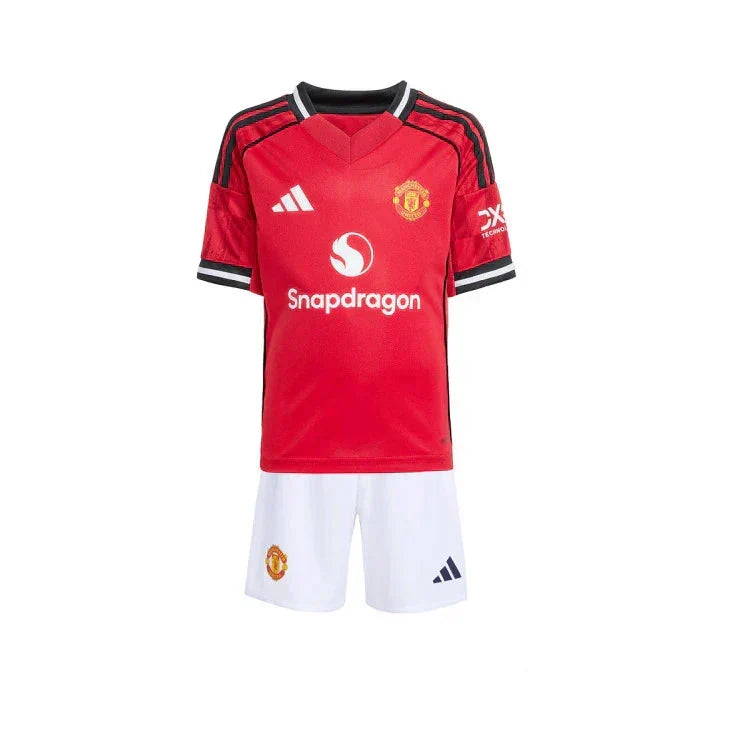 Manchester United-thuisvoetbaltenue voor kinderen 2025-26
