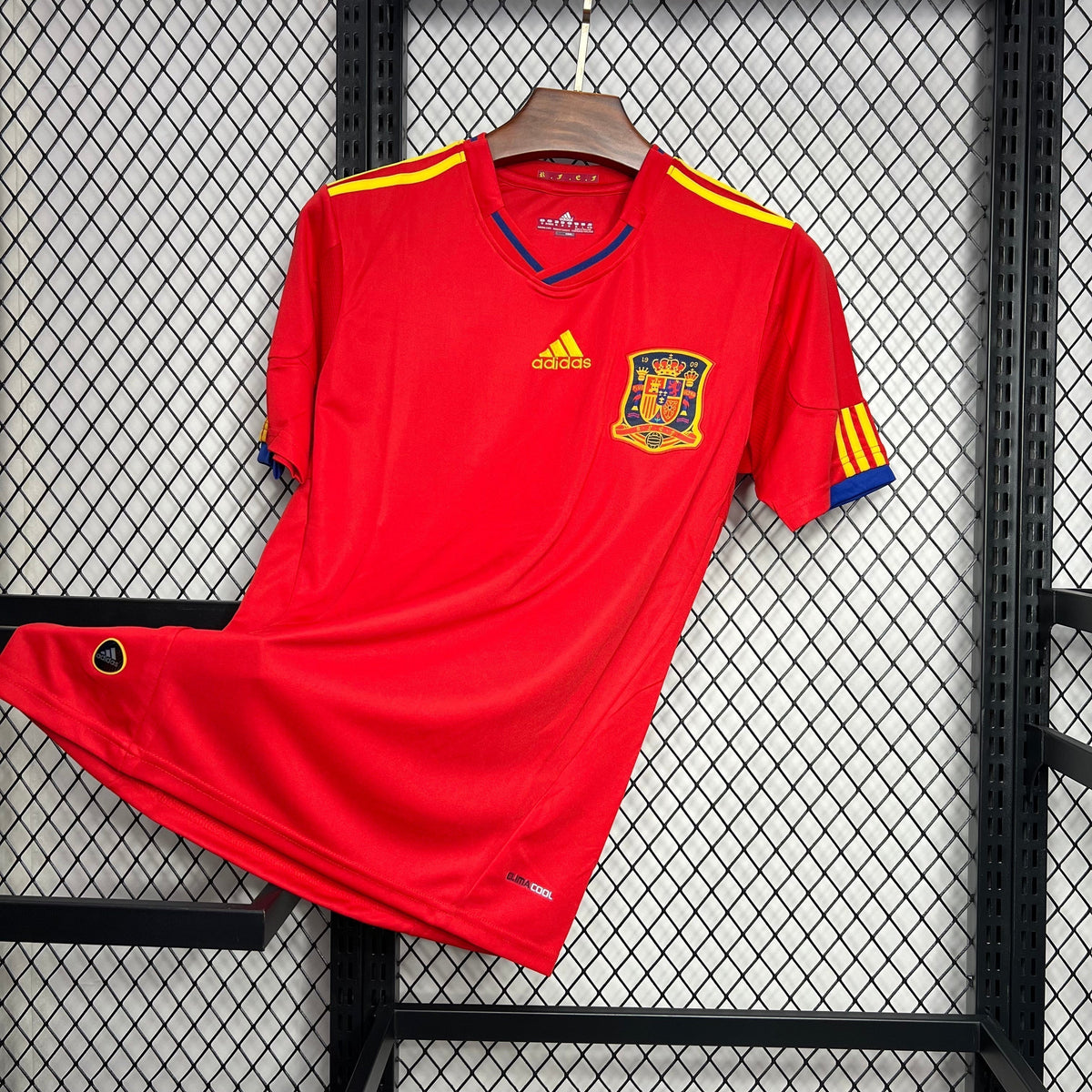 Maillot domicile rétro de l'Espagne 2010