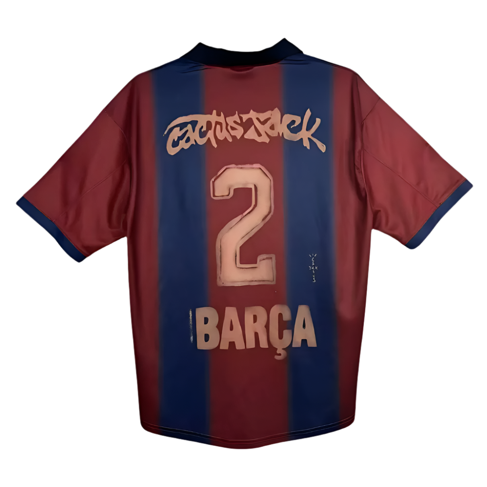 MAILLOT RÉTRO DE BARCELONE « CACTUS JACK » ÉDITION SPÉCIALE « SKELETON » 2000/01