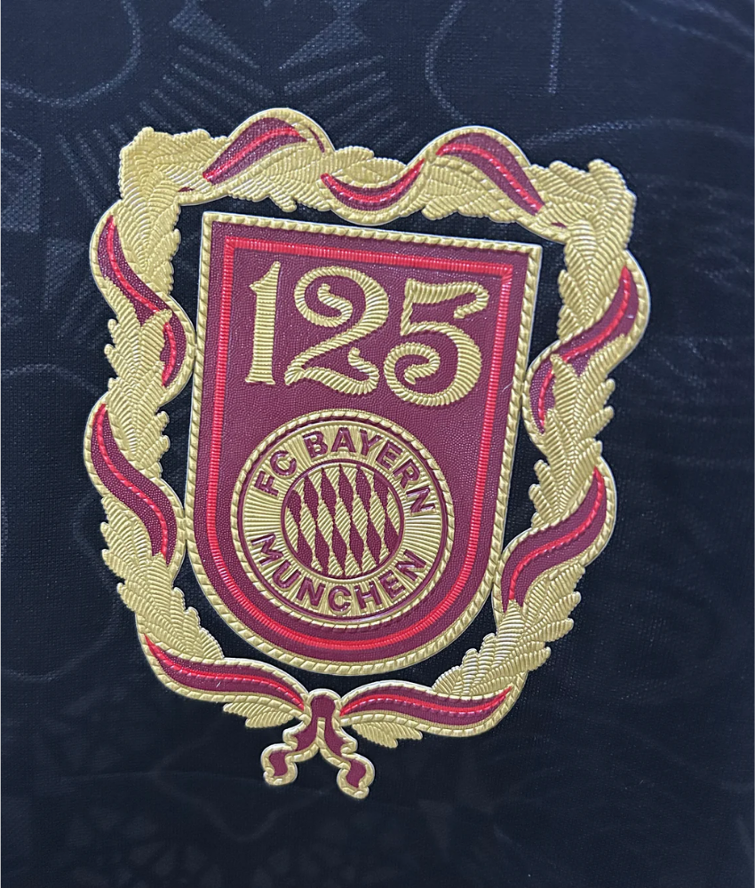 BAYERN MUNICH 2024/25 '125TH ANNIVERSARY BLACK' SPECIAL EDITION SHIRT