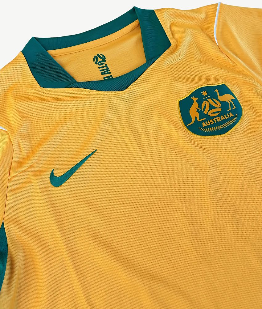 Maillot domicile de l’Australie pour la Coupe du monde 2026