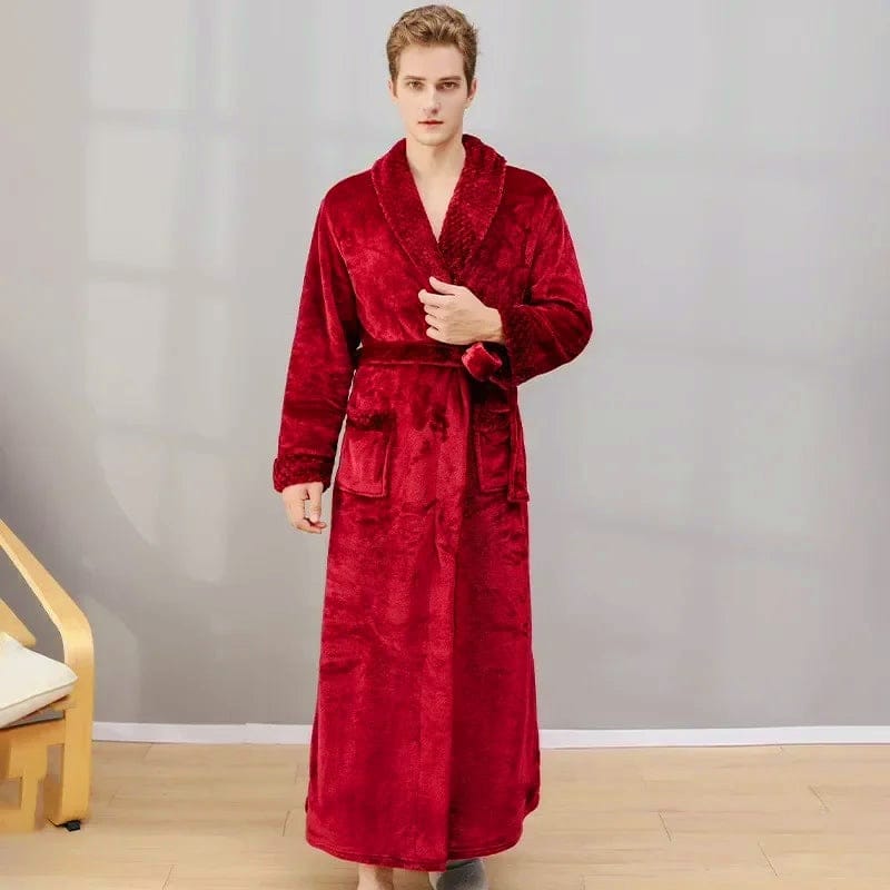 Luxury Unisex Winter Bathrobe — Warm, Comfortable Lounge Robe