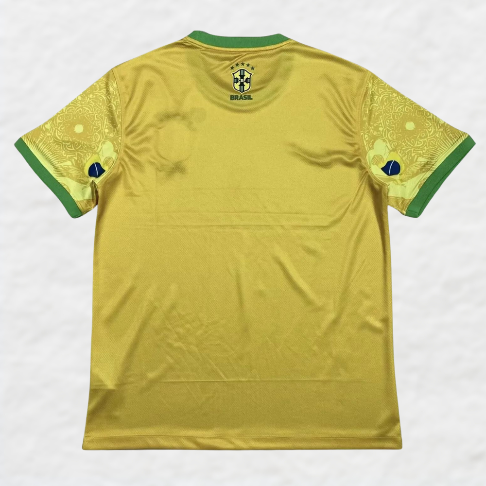 Brazilië 2024/25 geel 'Jezus Christus' Special Edition-shirt