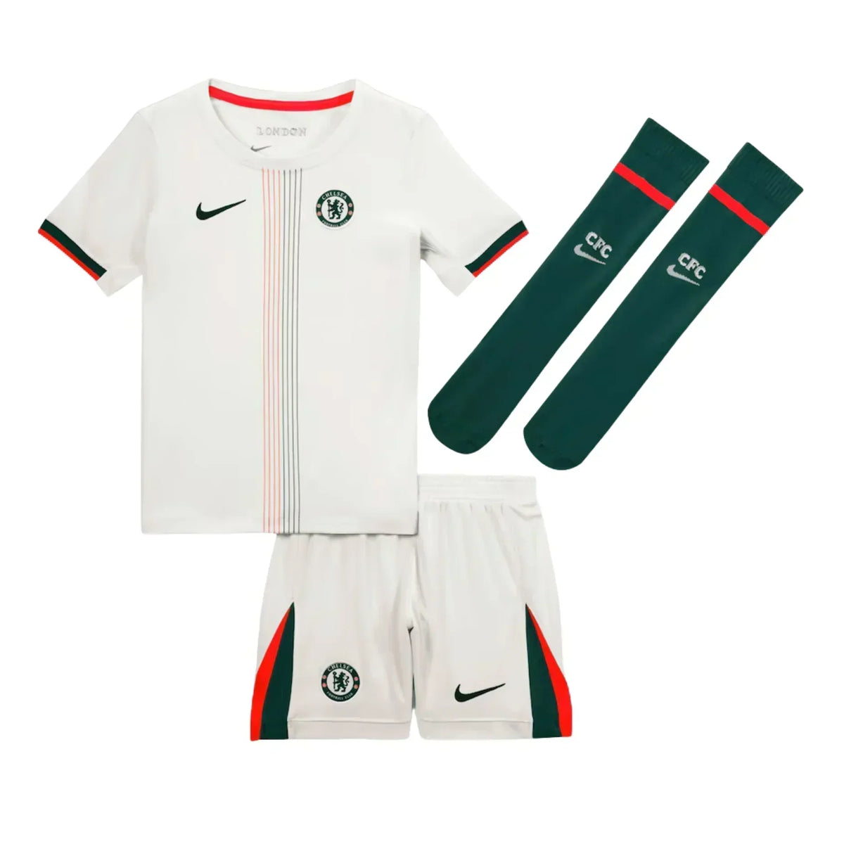 Tenue de football extérieure pour enfants de Chelsea 2025/26