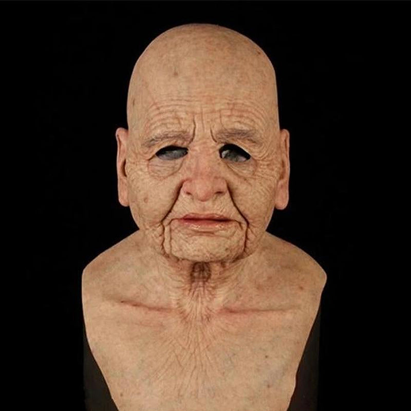 Realistic Latex Full Face Mask — Lifelike Contours, Flexible Fit