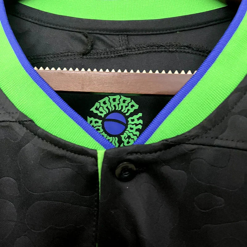 Zwart tenue Brazilië met luipaardprint 2024