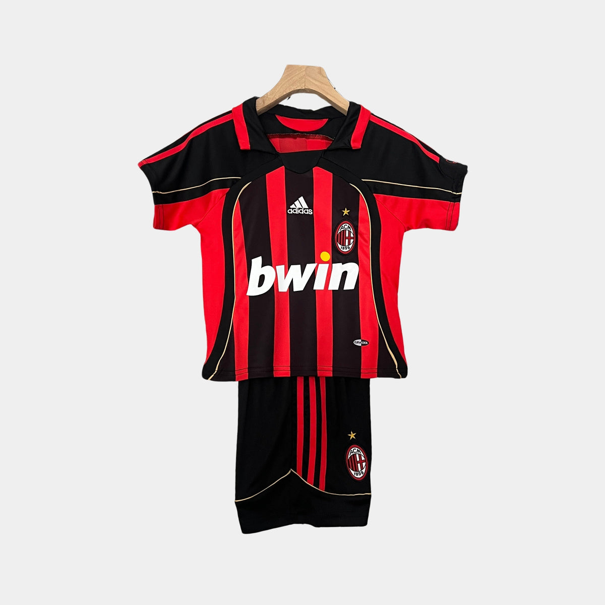 Retro AC Milan-kindertenue 2006-07 thuisshirt