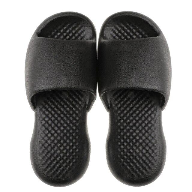 Non-slip wear-resistant thick-soled super soft slippers