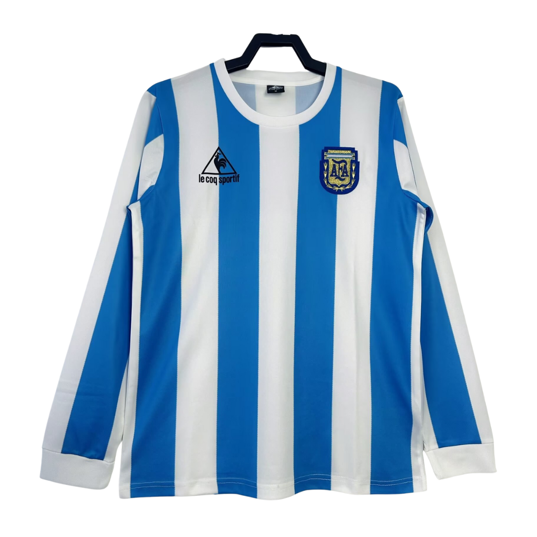 Maillot domicile à manches longues de l’Argentine - 1986