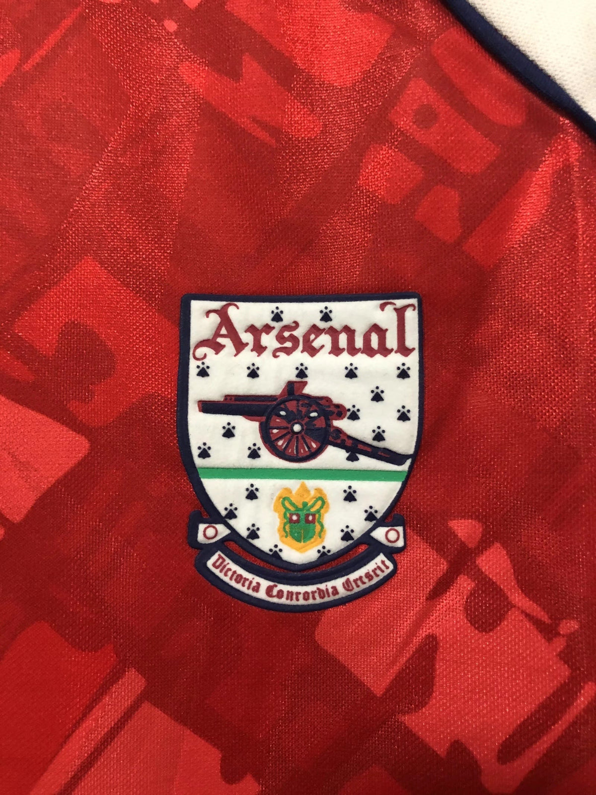 Maillot domicile de l’Arsenal FC - 1990-1992