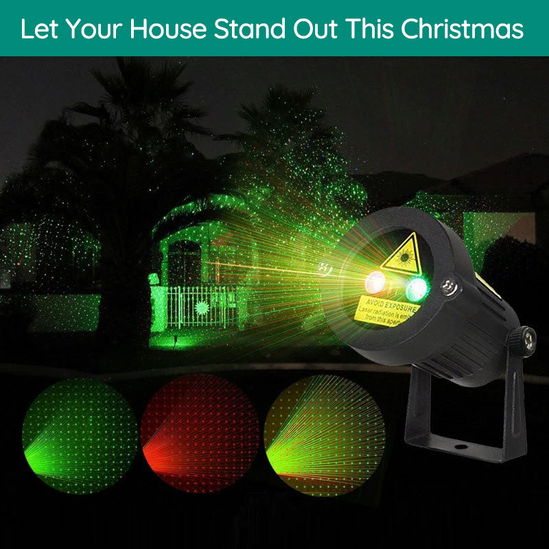 Outdoor Christmas Laser Light Projector — Festive Home Decor
