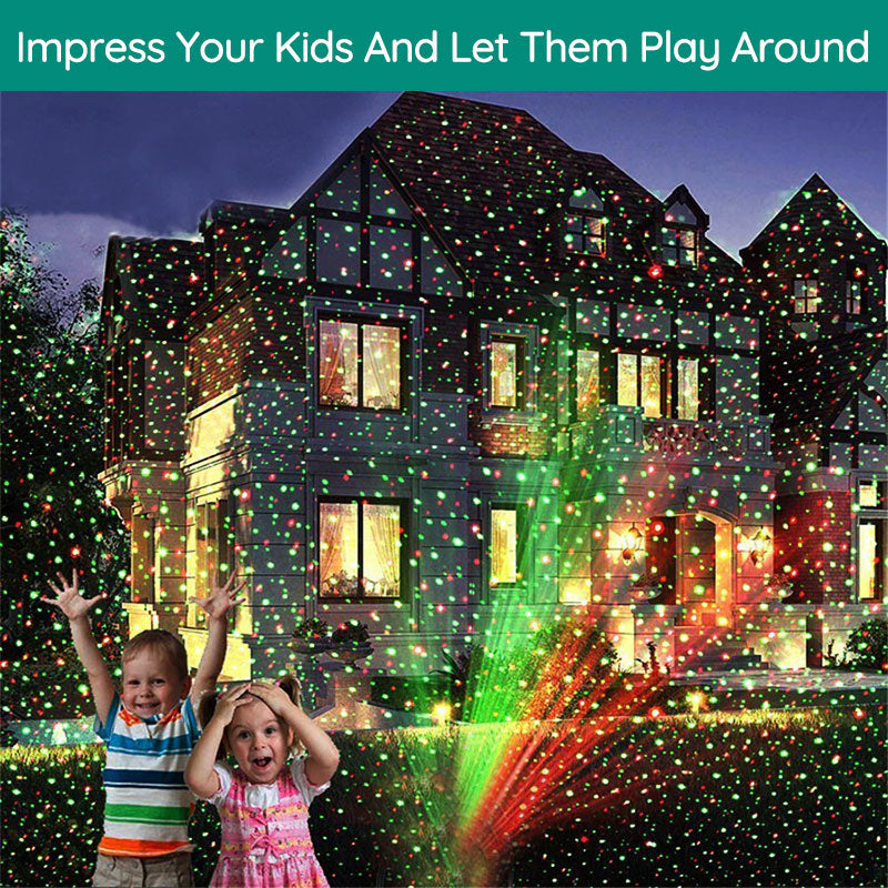 Outdoor Christmas Laser Light Projector — Festive Home Decor