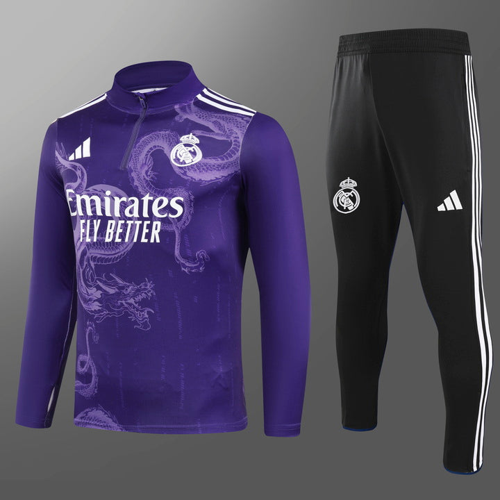 Survêtement violet Dragon du Real Madrid 2025