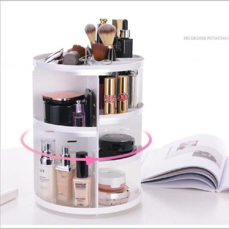 360 Rotating Makeup Organizer Storage