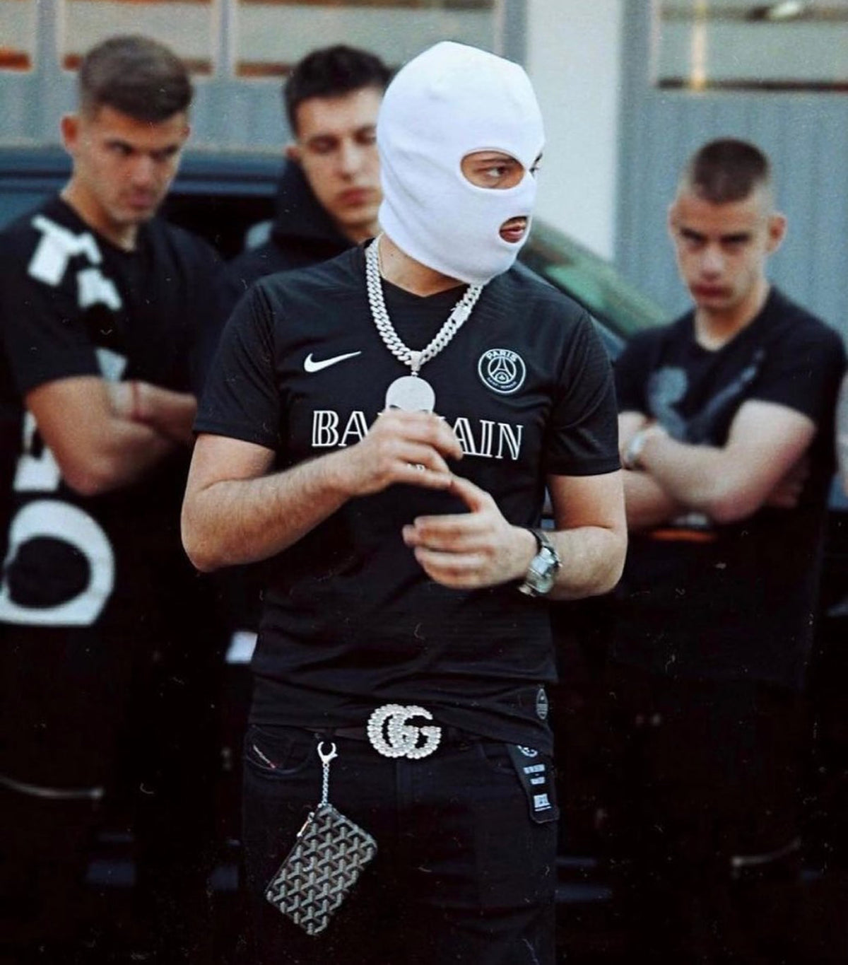 Balmain PSG jersey Black