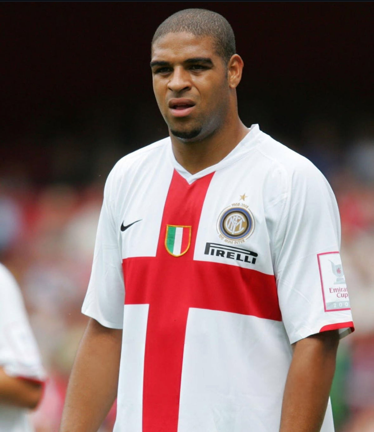 Maillot de l’Inter Milan à croix rouge 2007/2008