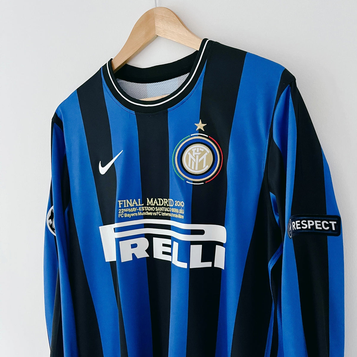 Retro Inter Milan-shirt Finale Champions League 2010