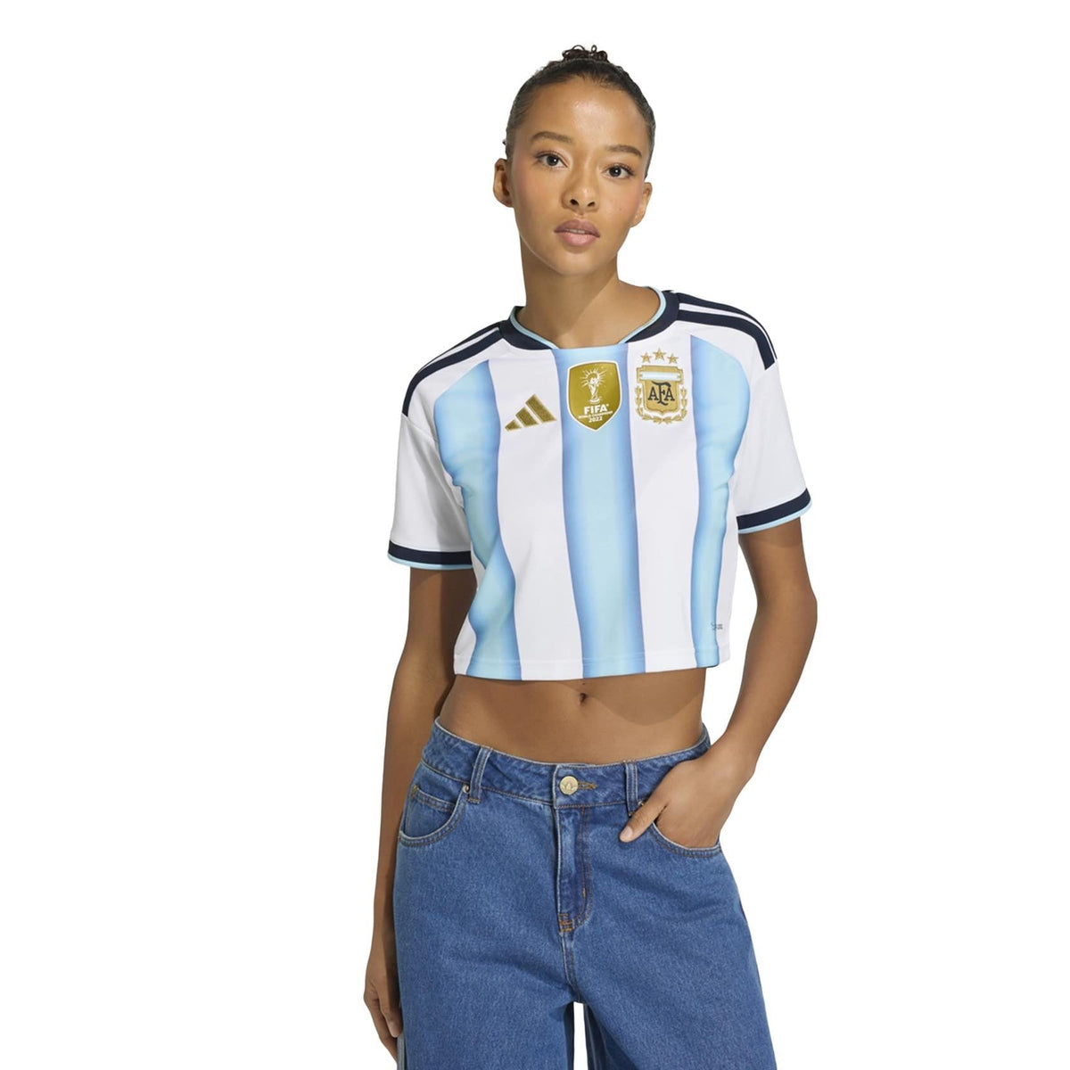 Argentina 2026 Home Cropped Jersey Women